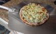 Pizza blanca: Espinaca y corazones de alcachofa