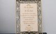Invitaciones de boda personalizado grabado a láser (con Scrollwork victoriana Tutorial!) 