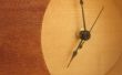 Chapeado de madera de estilo retro mesa reloj