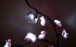Cómo hacer luces de flor de cereza