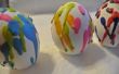 Crayon de cera los huevos de Pascua