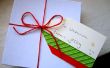 Recicle tarjetas de Navidad en etiquetas de regalo! 