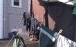 Subir la cuerda base de secadora de ropa porche