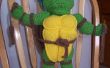 Teenage Mutant Ninja Turtle ganchillo muñeca marioneta