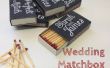 Pizarra Matchbox favores de la boda