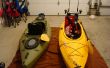 Aparejar un fregadero (sentarse en kayak) para la pesca