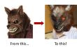 Proyecto de Halloween: Añadir realismo a una máscara de hombre lobo comprado! 