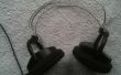 Cómo reparar banda rota auriculares carcasa por medio de una limpieza en seco de alambre perchas