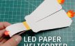 Helicóptero de papel LED