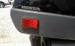 1991 Honda ST1100 luces de marcador rojo para reemplazar costoso reflector. 