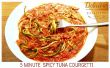 5 minutos Spicy Tuna Courgetti