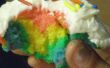 Cómo hacer cupcakes arco iris