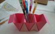 Organizador de mesa de origami