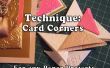 Técnica: Cómo hacer las esquinas de la tarjeta para sus proyectos de papel