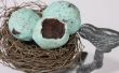 Huevos de petirrojos de trufa de Oreo