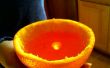 Puesta del Sol en un vaso de naranja (un cóctel de verano)