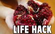Hack de vida alimentos: Cómo pepas una Granada