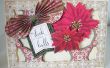 Cómo hacer una Navidad recortar Poinsettia tarjeta