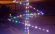 LED y árbol de Navidad de acero