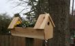Plantador de casa cedro doble pájaro
