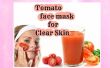 Mascarilla de tomate para piel clara