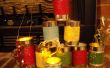Navidad regalo de linternas de cubos de latas (reciclaje)