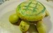 Macaron de tortuga verde pistacho