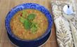 Sopa de lentejas al Curry de coco