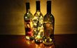 Luces espectacular botella de vino