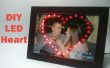 Marco de fotos corazón LED - hacer un San Valentín perfecto o el regalo de cumpleaños