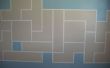 Tetris pintura pared