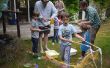 Burbujas gigantes en el bulto (varita y jugo) para fiesta de niños (ingredientes de UK)