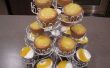 Duraznos y crema Cupcakes