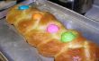 Pan de Pascua italiano trenzado