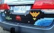 Mosaico de azulejo Pixel Art Car