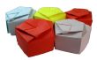 Papel Origami caja Pentagonal