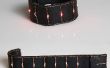 LED Slap Wrap Pulsera: Experimentos en conductor del Laser bordado