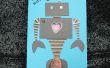Tarjeta de San Valentín del latido del corazón de robot