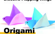 Cómo Origami una pajarita azul