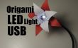 Origami LED luz lámpara USB