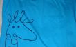 Doodle camiseta jirafa