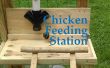 Pollo alimentación estación