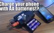 ¿Carga tu teléfono con pilas AA? 