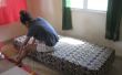 Cómo hacer una cama con pintura reciclada latas