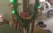 Encendido árbol de Navidad de LED Racquet del tenis