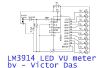 LM3914 en base LED VU METER por Victor Das