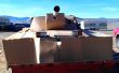 Cartulina M1 Abrams tanque Chevy Pickup!  Con arado!   (sólo fotos) 
