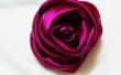 Flores rosas: Flores de tela hecha a mano