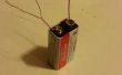 Cables de batería de 9 voltios para probar un condensador ventilador
