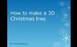 Cómo hacer un árbol de Navidad de papel 3D